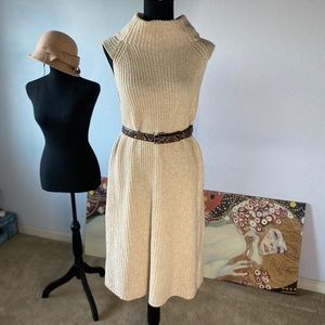Sleeveless knit dress